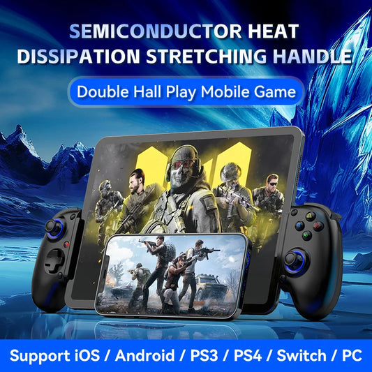 BSP D10 D10S D11 Stretching Cooling Game Controller For SWITCH/Android/Apple IOS Tablet /PS3/PS4 ForXBOX Gamepad Streaming