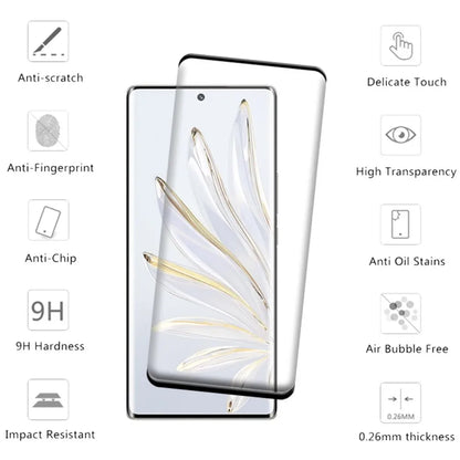 4PCS For Honor 70 Glass Honor 70 Tempered Glass Protective 9H HD Full Cover Curved For Screen Protector Huawei Honor 70 Honor70