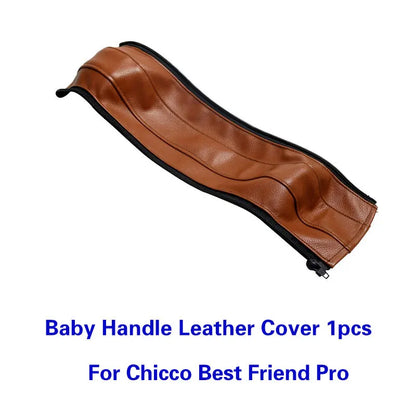 Baby Stroller Leather Handle Cover For Chicco Best Friend Handle Bumper Sleeve Case Bar Protective Covers Pram Accessories