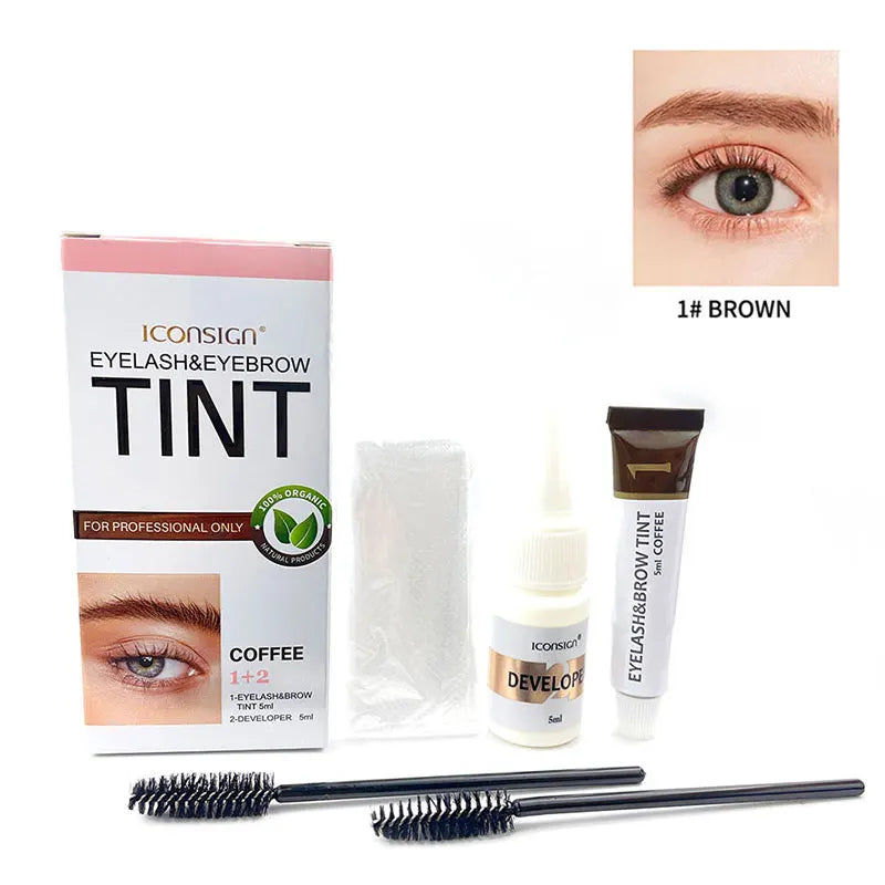 Professional Eyelash Eyebrow Dye Tint 15-minute Fast Tint Easy Dye Gel Enhancer Mascara Lash Lifiting Kit Eye Makeup Tools