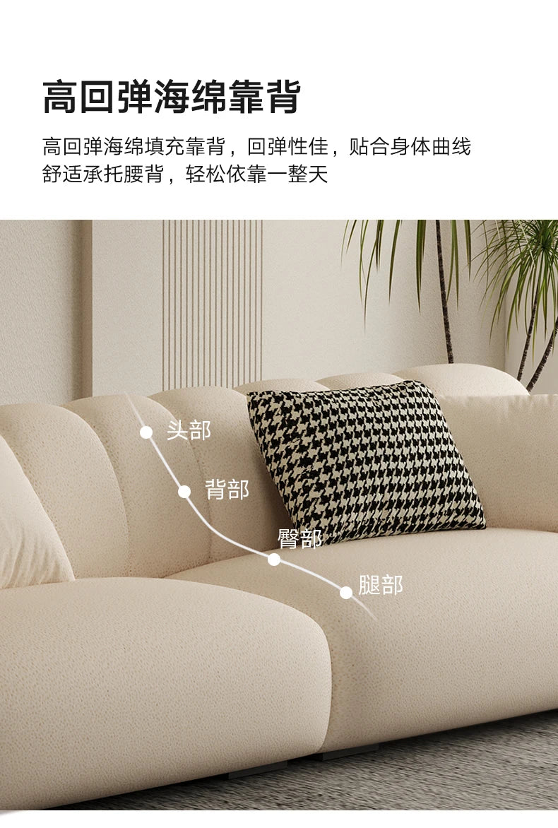 Comfortable Relaxing White Sofa Set, Modern Living Room, Lazy Sofa, Nordic Designer, Sofy Do Salonu, Garden Furniture