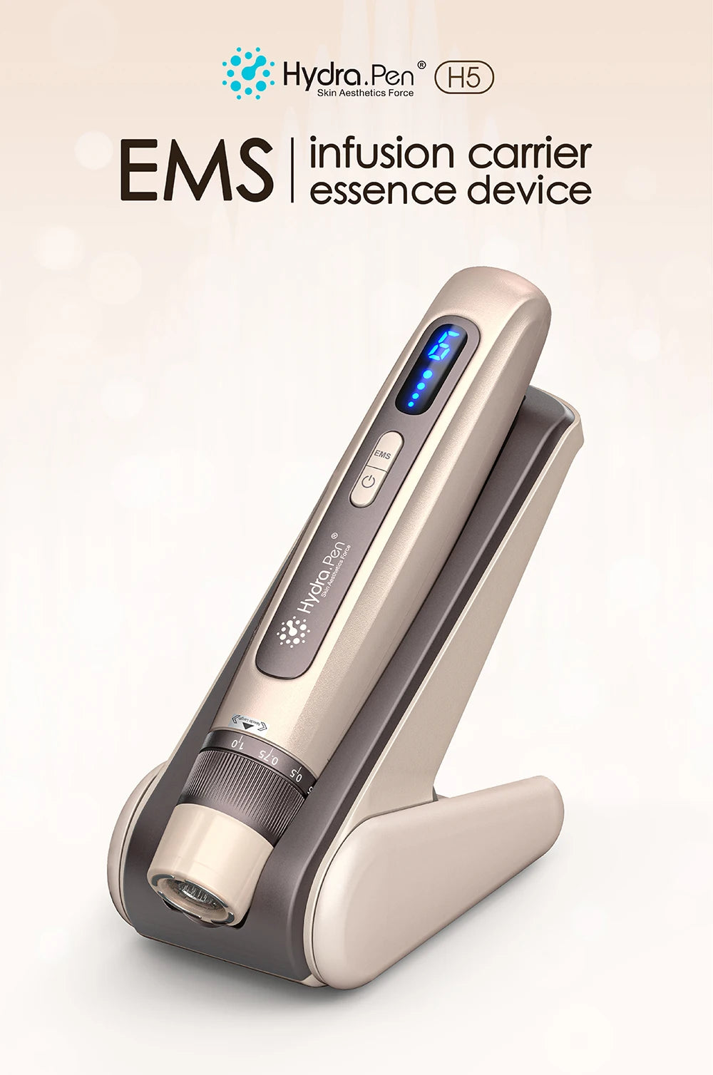 New Arrival Derma Pen 4-pole EMS Microcurrent Beauty Machine Hydra Pen H5 Automatic Infusion Microneedling Pen