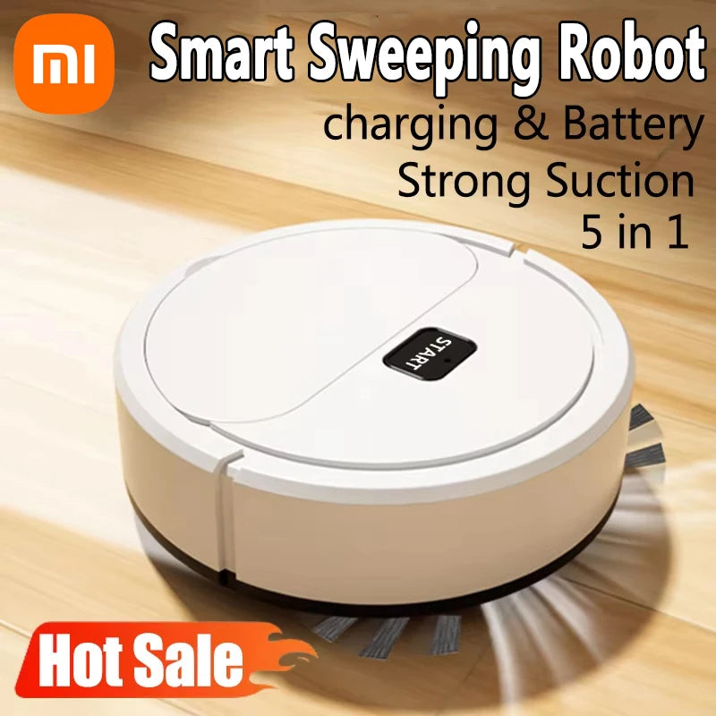 Xiaomi Smart Sweeping Robot Mini Silent Vacuum Cleaner Sweep Mop Brush Three-in-one Multi-function Cleaning Machine for Home