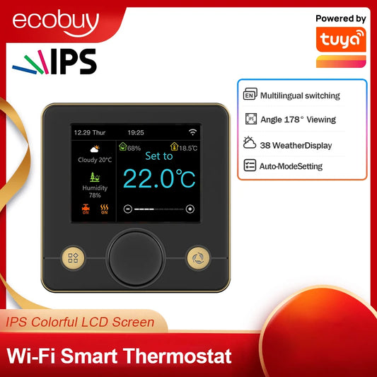 Tuya Wifi Thermostat Smart Thermostat Gas Boiler Water Floor Heating Termostato Digital Temperature Controller Smart Life Alexa