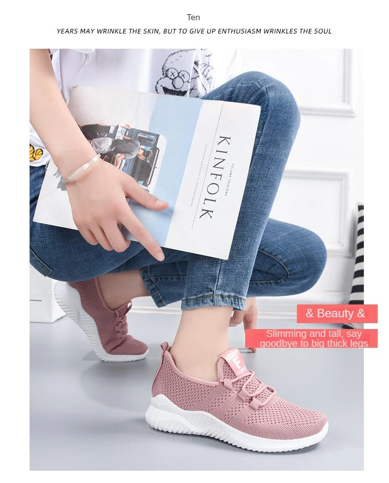 2023 Sport Running Shoes Women Air Mesh Breathable Walking Women Sneakers Comfortable  Fashion Casual Sneakers Chaussure Femme