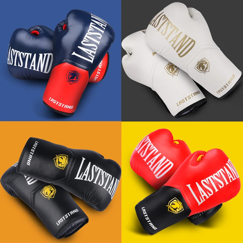 LASTSTAND 10 12 14oz MMA Boxing Gloves for Adult Professional Free Fighting Taekwondo Equipment Kickboxing Sandbag Equipment