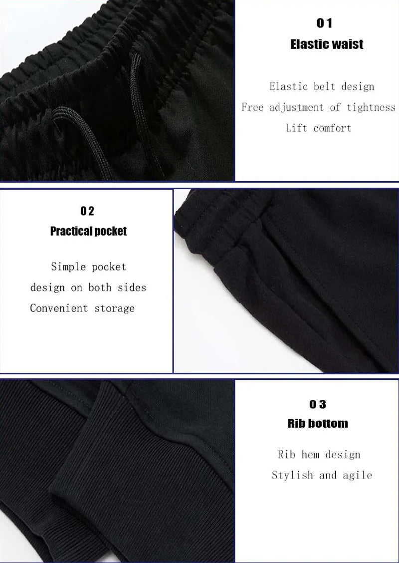 2025 New Men's Autumn And Winter Suit zipper hoodie + trousers suit casual men's sportswear warm suit