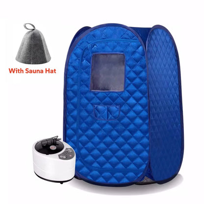 Portable Steam Sauna Full Body Personal Home Spa Foldable Saunas Tent with 3L & 1000W Steam Generator