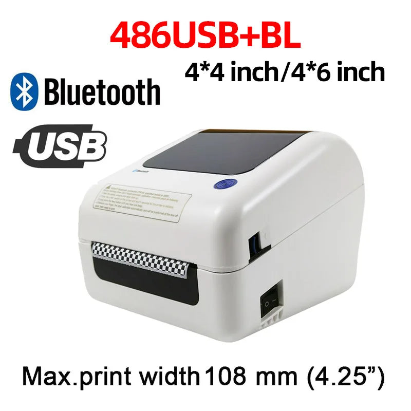 XP-460B/420B 4inch Shipping label/Express/Thermal Barcode Label printer Compatible with shipping label  4x6 inches Label