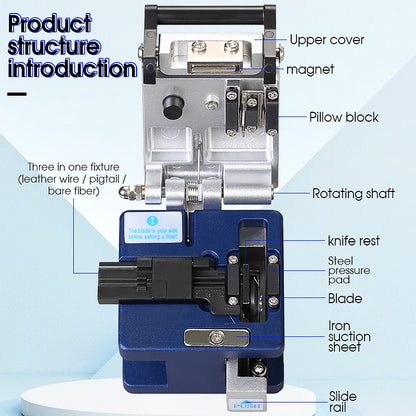 Ftth Tool Fiber Cleaver FC-6S Optical Fiber Cutting Knife Fiber Optic Cutter Cold Contection Dedicated Metal