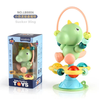 Baby cartoon soothing ringing toy fun sound effects nursery rhyme baby dining table suction cup puzzle early education toy