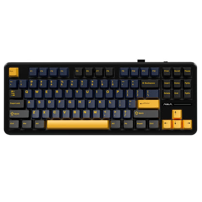 AULA F87 Mechanical Keyboard 2.4G/USB/Bluetooth 3 Mode Wireless Gaming Keyboard 87 Keys Hotswap RGB Gasket Keyboard