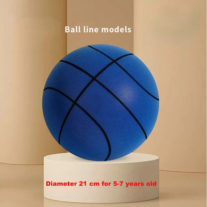 Indoor Silent Basketball Soft And High Elastic PU Foam Mute Ball No Noise Sports Ball Density Ball Children Sports Toy Games