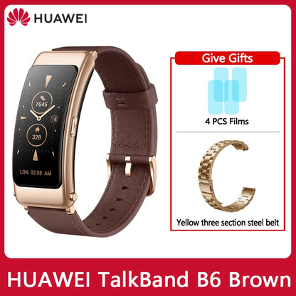 Huawei TalkBand B6 Smart Wristband Bluetooth 5.2 1.53 Inch AMOLED Screen Kirin A1 Processor Call Earphone Talk Band