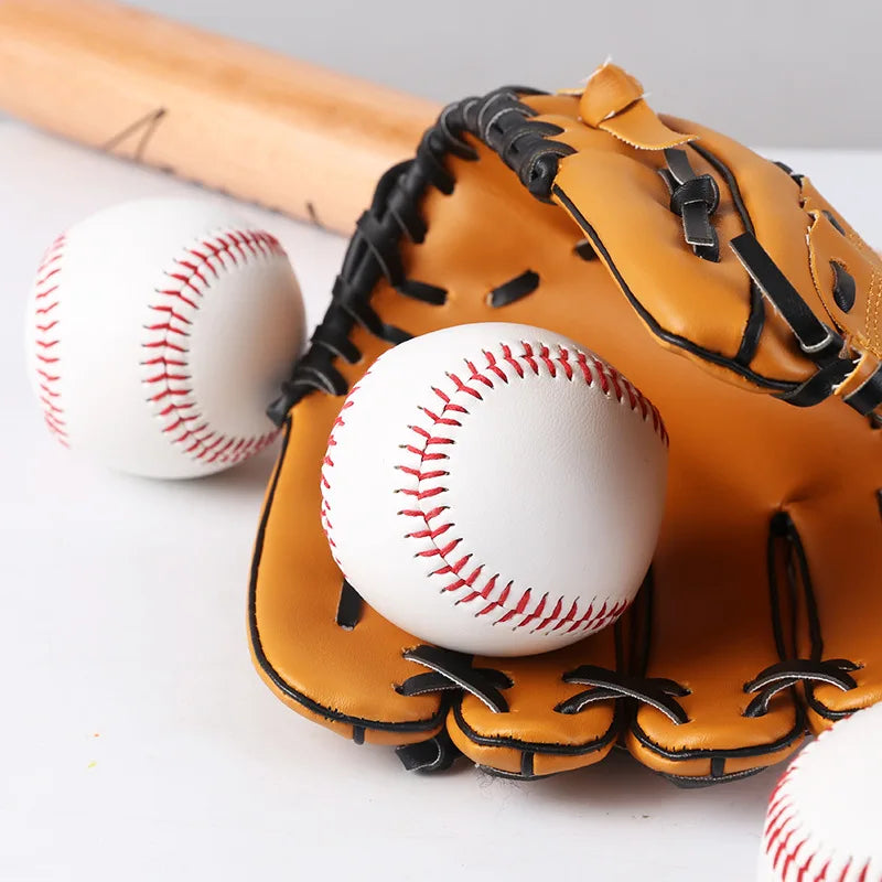 12 Pcs 9-inch hardwood/soft rubber core baseballs throwing training sawdust hard solid baseballs