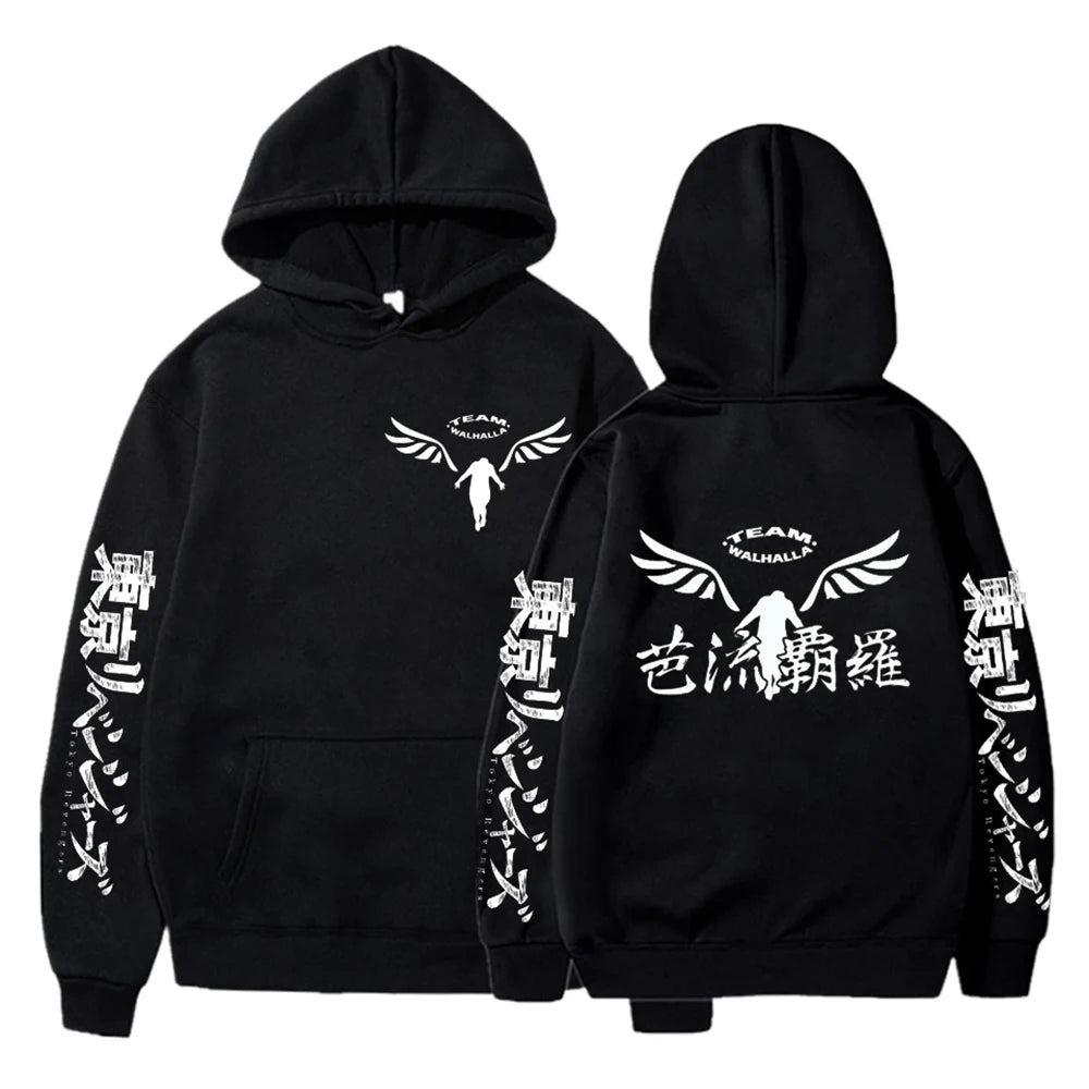 Men Women Tokyo Revengers Anime Zip Up Hoodies Manga Pullover Plus Size Sweatshirt Harajuku Unisex Warm Streetwear Zipper Jacket