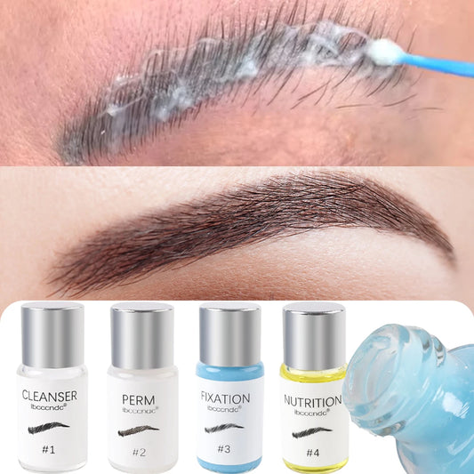 New Brow Lamination Makeup Kit Eyebrow Perm Lotion Eye Brow Lifting Semi-permanet Beauty Salon Brow Lift Perming Nutrition 5ml