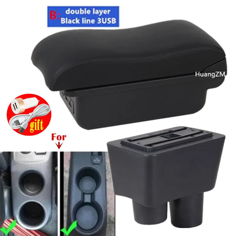 For Nissan Versa Armrest For Nissan Almera Versa Car Armrest Box Storage box Interior Dedicated Retrofit Car Accessories