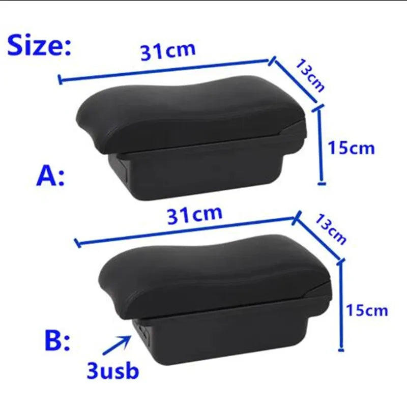 For Nissan Versa Armrest For Nissan Almera Versa Car Armrest Box Storage box Interior Dedicated Retrofit Car Accessories