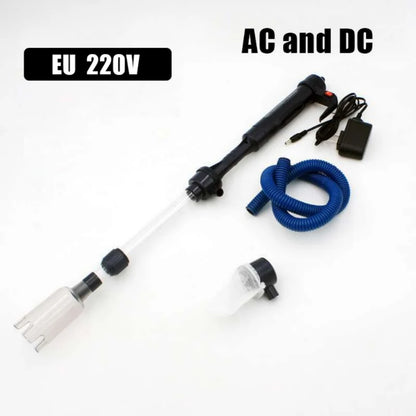 Electric Aquarium Water Change Pump Cleaning Tools Water Changer Gravel Cleaner Siphon For Fish Tank Water Filter Pump Cleaner