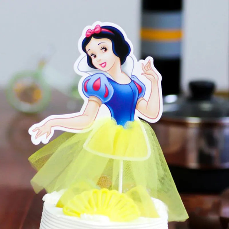 Disney Frozen Theme Cake Decoration Anna Elsa Princess Furnishing Articles Caketopper For Girl Birthday Party Cake Decor Supplie