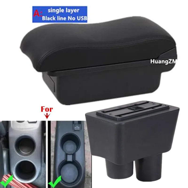 For Nissan Versa Armrest For Nissan Almera Versa Car Armrest Box Storage box Interior Dedicated Retrofit Car Accessories