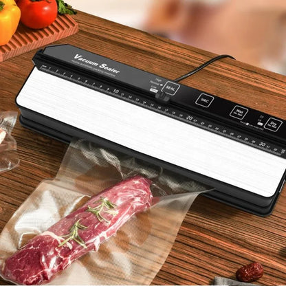 2024 Best Vacuum Sealer Machine 7MM Automatic Food Vacuum Device With Cutting Blade Household Packaging Machine With Pump 15Bags