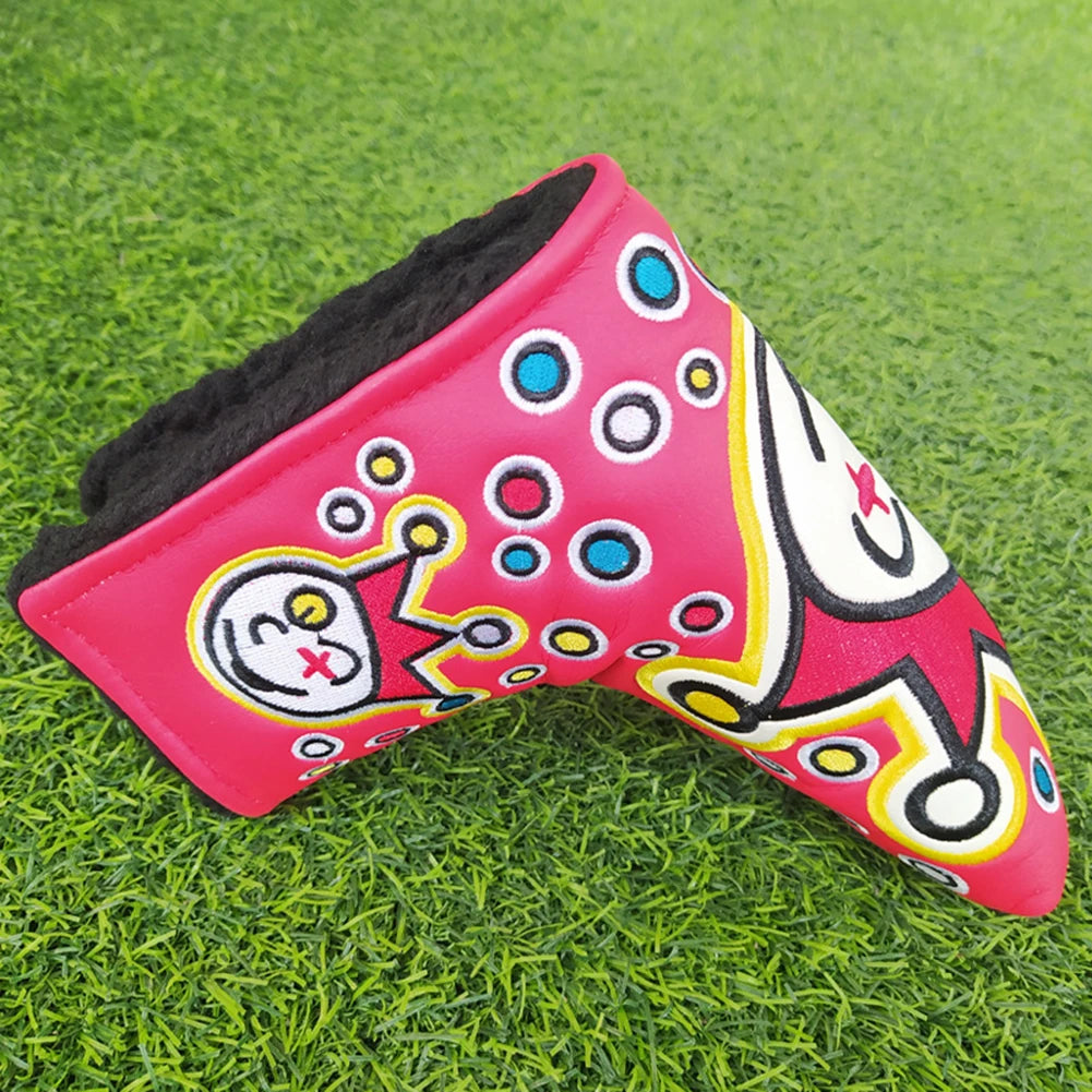 PU Golf Putter Headcover Sticker Buckle Golf Club Protective Cover Durable Universal Anti-Collision Pressure Outdoor Accessories