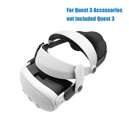 GOMRVR Head Strap Compatible with Meta Quest 3/Quest 3S Enhanced Comfort Reduce Stress Elite Replacement Head Strap