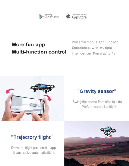 Xiaomi MIJIA V8 New Mini Drone 8K Profession HD 1080P Wide Angle Camera WiFi FPV RC Height Keep Drones Helicopter Kid Toys 4D RC