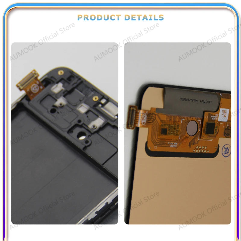 AMOLED LCD For Samsung Galaxy A70 A705 LCD Display Digital Touch Screen Assembly With Frame A705F A705W A705X Replacement Parts