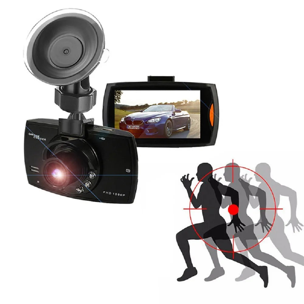 G30 Car DVR Dash Cam Full HD 1080P G-sensor Driving Recorder Cycle Recording Night Vision Wide Angle Video Camera