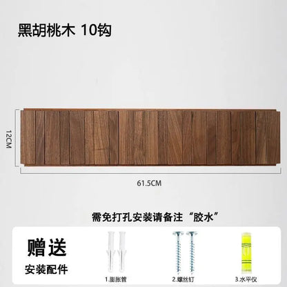 Wood Wall Hook Creative Piano Keys Wall Hanging Plate Coat Rack Doorway Hallway Living Room Hanger Behind the Door Wall Hanging