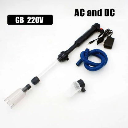 Electric Aquarium Water Change Pump Cleaning Tools Water Changer Gravel Cleaner Siphon For Fish Tank Water Filter Pump Cleaner