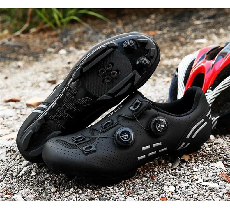 New Cycling Shoes for Men Women Speed Mountain Bicycle Flat SPD Pedals Racing Biking MTB Cleats Road Bike Sneakers