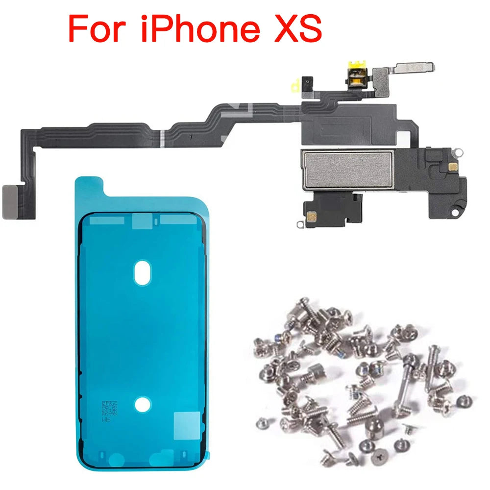 Ear Speaker With Light Sensor Flex Cable For iPhone X XR XS Max 11 Pro Max Screw Kit And Waterproof Glue  Replacement