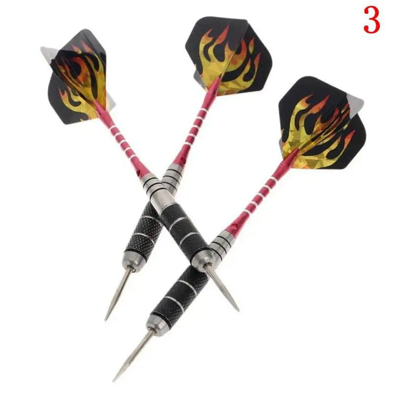 3pcs/Set Professional Tungsten Steel Needle Tip Darts Sports Steel Shafts Flights Tip 22g Darts Darts O7Q8