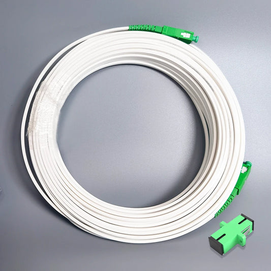 Fiber Drop Cable G657A2 LSZH Cable Fibra Optica FTTH Fiber Optic Patch Cord SC/APC-SC/APC Single Mode 20M/30M Extension Wire