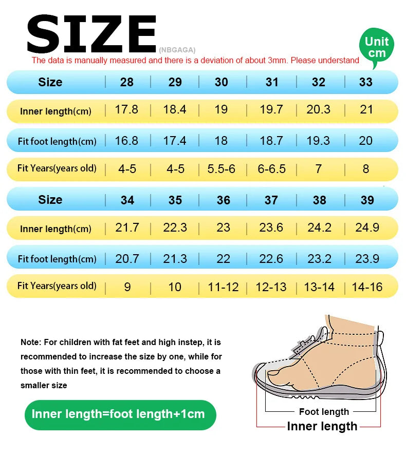 Four Seasons Children's Fashion Sports Shoes Boys' Running Leisure Breathable Outdoor Kids Shoes Lightweight Sneakers Shoes