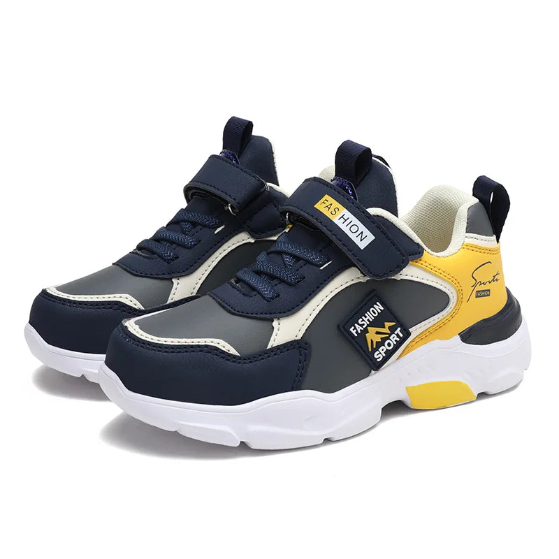 Four Seasons Children's Fashion Sports Shoes Boys' Running Leisure Breathable Outdoor Kids Shoes Lightweight Sneakers Shoes