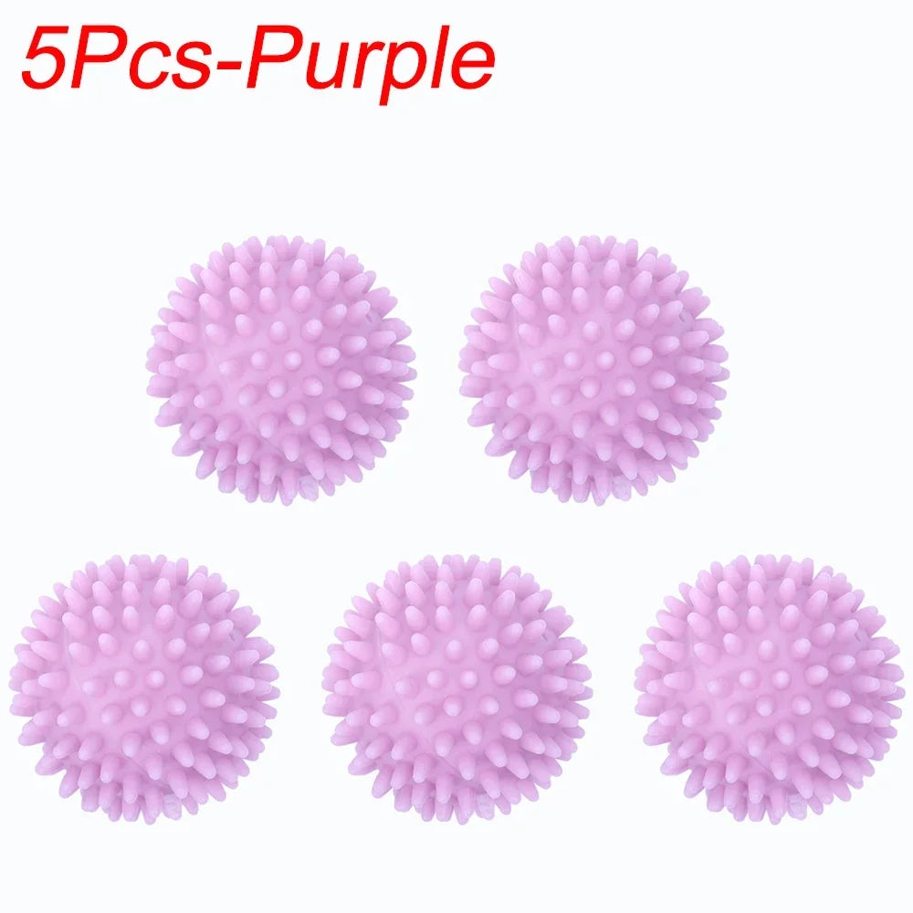 5/1pcs Magic Laundry Ball Reusable PVC Solid Cleaning Ball Household Cleaning Washing Machine Clothes Softener Cleaning Tools