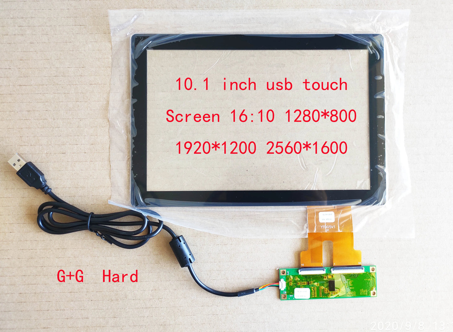 10.1/11.6/12.5/13.3/14/15.6/16 Inch USB Capacitive Touch Screen Sensor Digitizer Glass10Fingers Raspberry Pi Windows Hand Writer