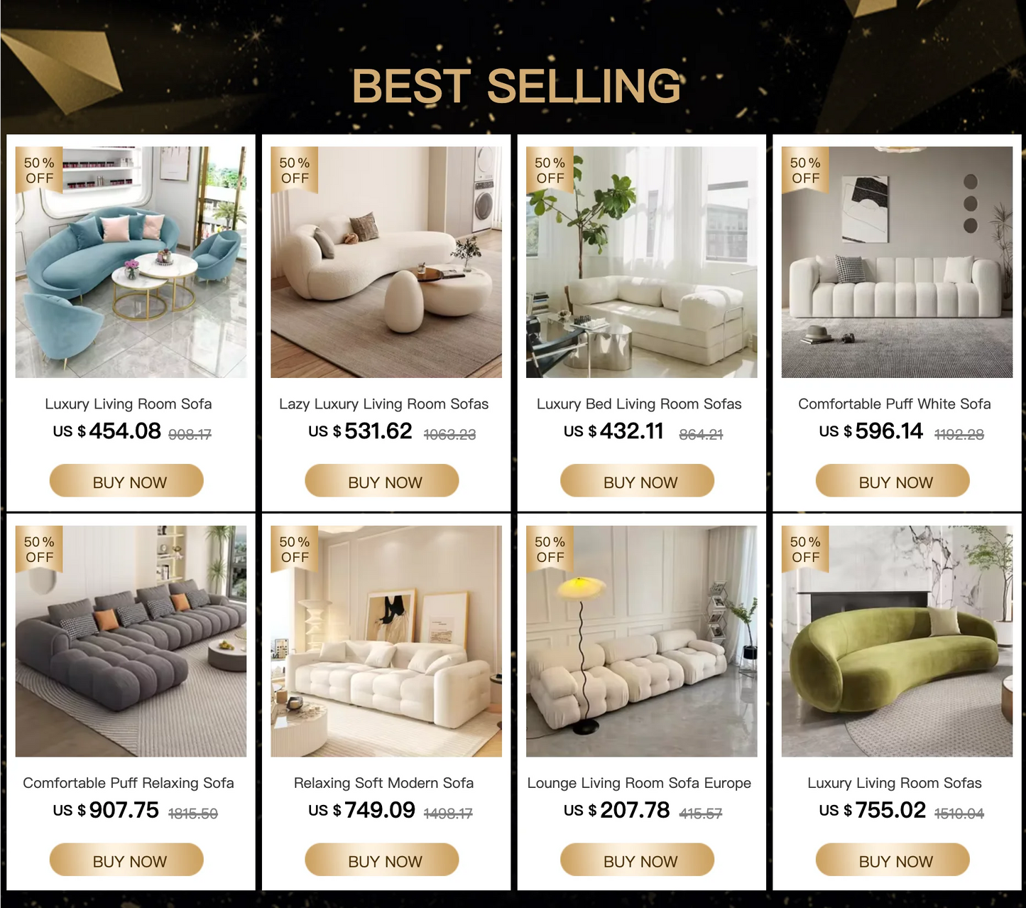 Comfortable Relaxing White Sofa Set, Modern Living Room, Lazy Sofa, Nordic Designer, Sofy Do Salonu, Garden Furniture