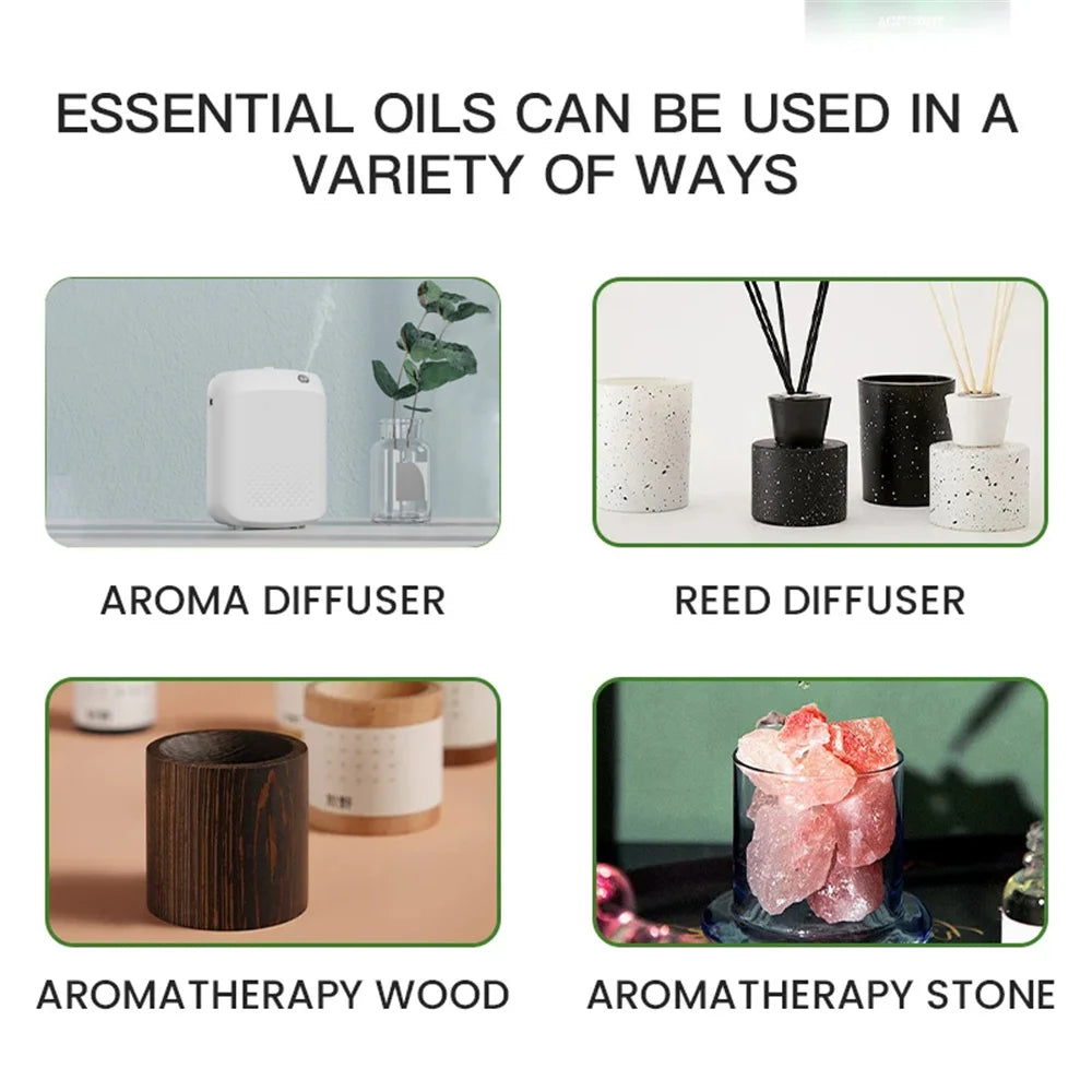 500ML Aroma Diffuser Oil Essential Oil Pure Plant Perfume Room Fragrance Home Air Freshener Oil For Diffuser Aromatic Home Daily