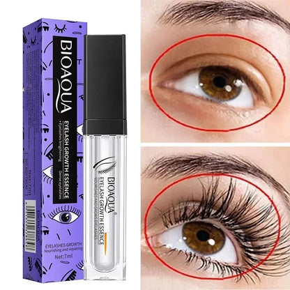 7 Days Fast Eyelash Growth nutrition Serum Natural Curl Health Volume & Thicken Eyelash Treatment Eyelash & Eyebrow Enhancer