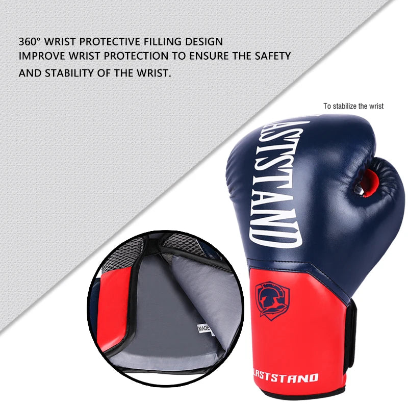 LASTSTAND 10 12 14oz MMA Boxing Gloves for Adult Professional Free Fighting Taekwondo Equipment Kickboxing Sandbag Equipment