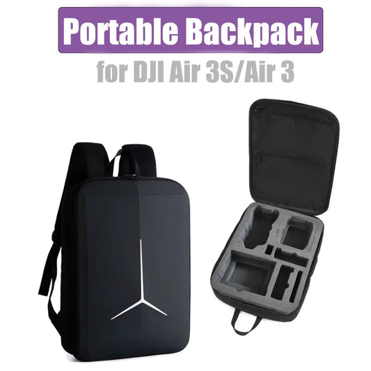 Backpack For DJI AIR 3S Storage Bag Compatible for DJI RC 2/RC-N2 Portable Bag Storage Box for DJI Air 3 Drone Accessories