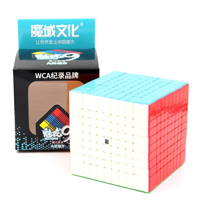 MoYu MFJS MeiLong 9x9 Magic Speed Cube Stickerless Professional Fidget Toys Meilong 9 9X9 Cubo Magico Puzzle