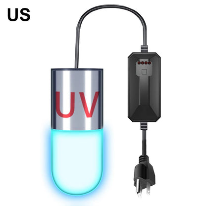 Mini Aquarium Ultraviolet Lamp Fish Tank Uv Clean Light Removing Microorganisms Stabilize Water Quality Fish Tank Uv Light