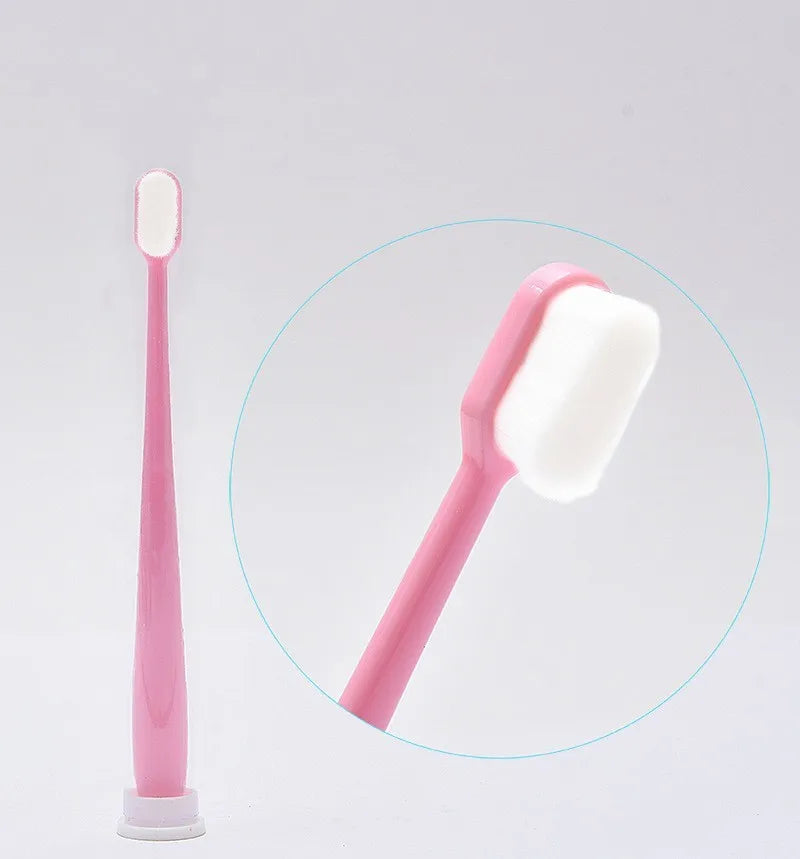 Environmentally Toothbrush Ultra-fine Soft Toothbrush Deep Cleaning soft brush teeth Adult kids Manual Toothbrush For Oral Care